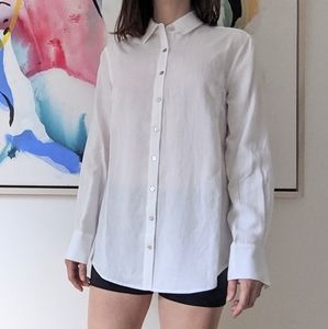 NWT White Linen Shirt
